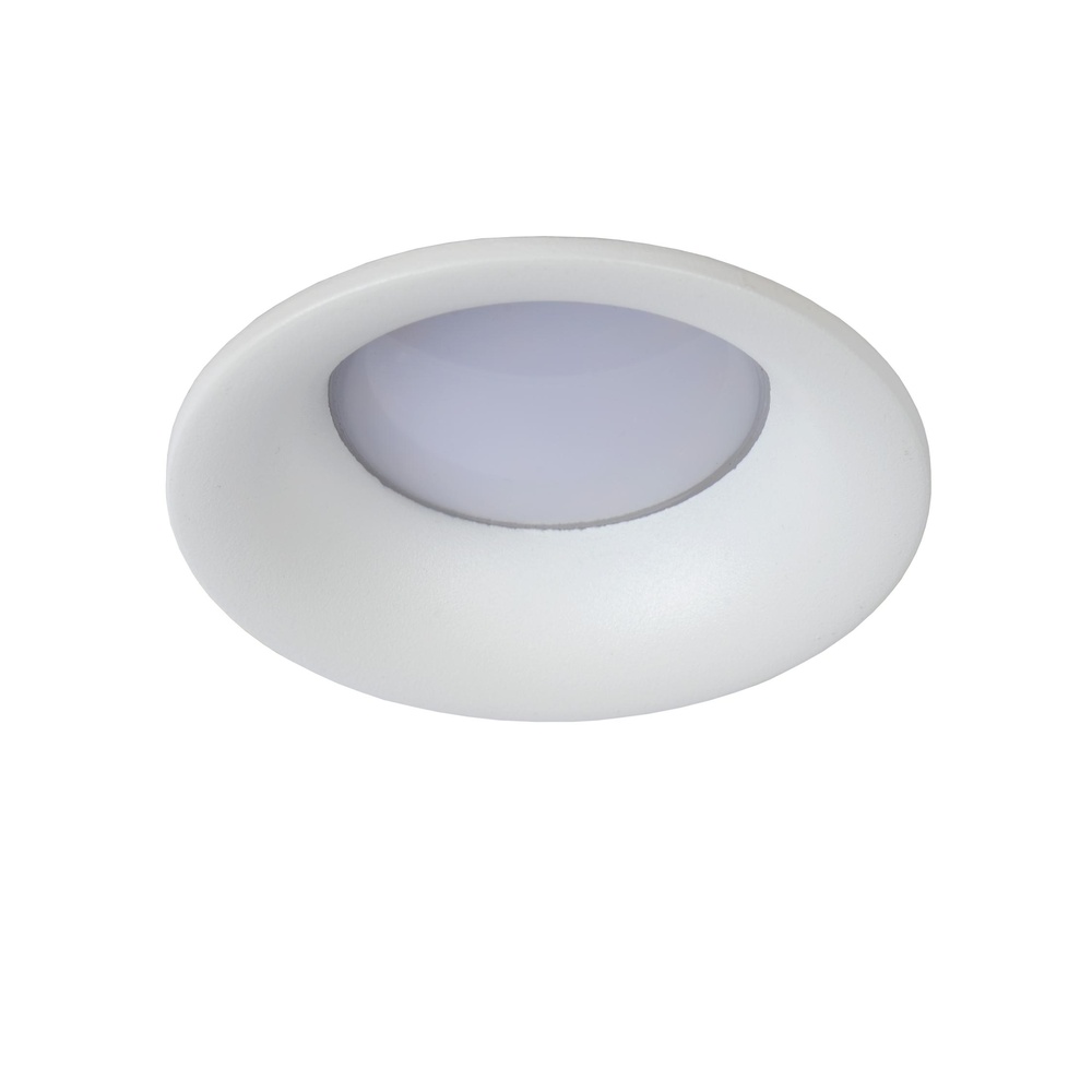 Lucide InbouwspotZiva IP44 wit Ø 8,4cm - 09923/01/31